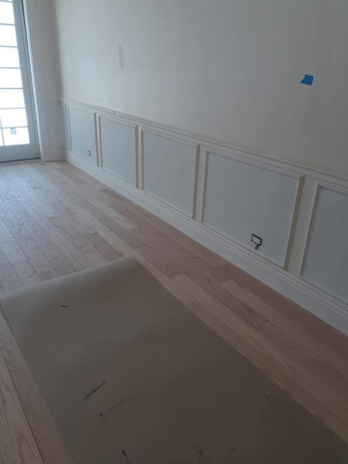 New hardwood floor installation by RL Remodeling — western Chicago suburbs.